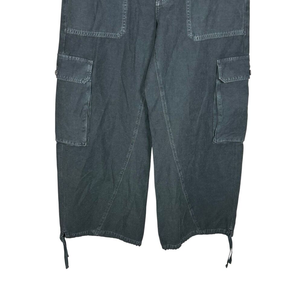 Citizens of Humanity Thassos Utility Pants Womens 27 Black Cargo Twist Seam NEW - Picture 6 of 12